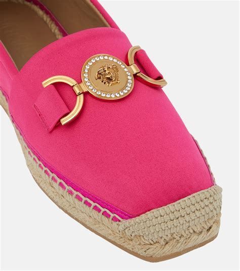 espadrillas versace verde|Shop Versace La Medusa Espadrilles .